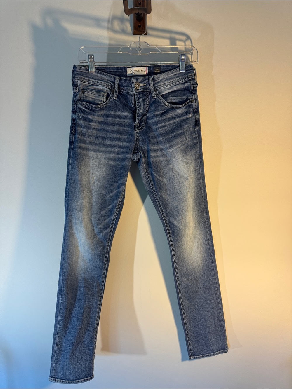 Slim Skinny Men’s Jeans in Washed Blue - Depart West